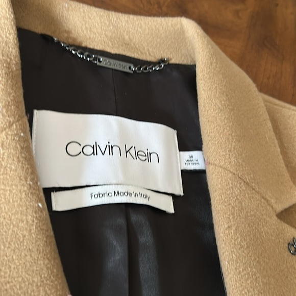 Calvin Klein Women's Tan Coat - Picture 2 of 2